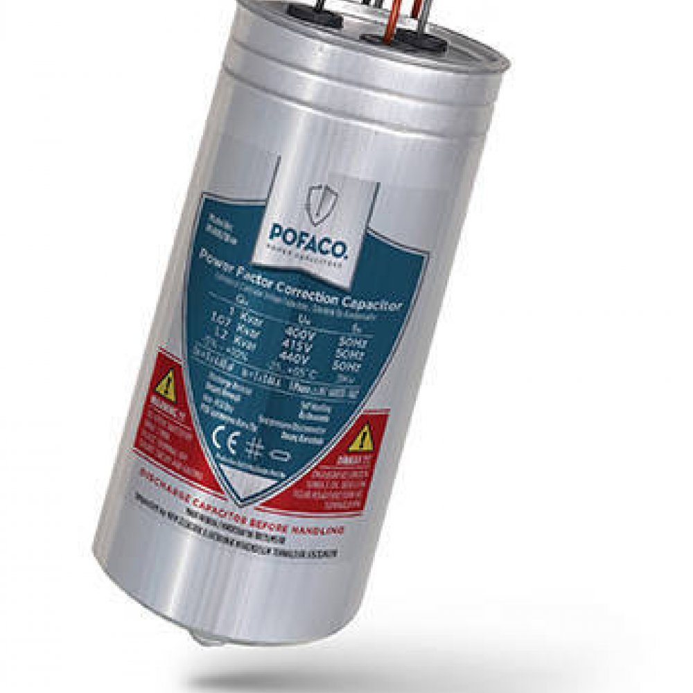 POFACO-TÜP 1 KVAR TRİFAZE KONDANSATÖR